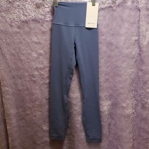 LULULEMON BLUE ALIGN PANT 25"/SIZE 0